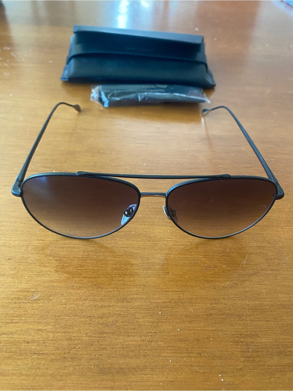Isabel marant BSC90 black metal aviator/oval sunglasses. Case and dust cloth